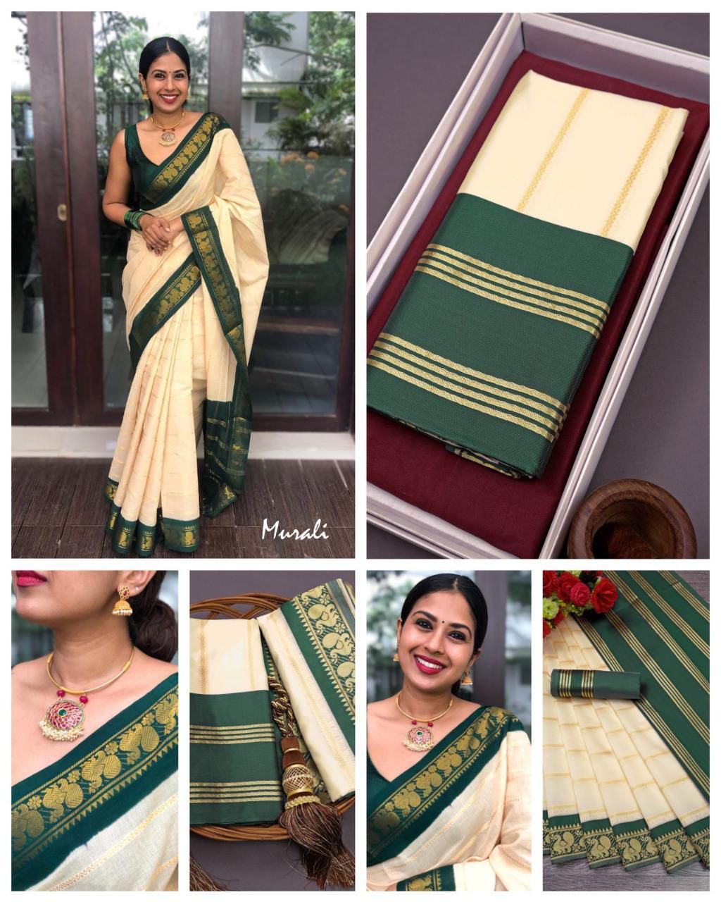 Kalyani Lichi Silk Saree